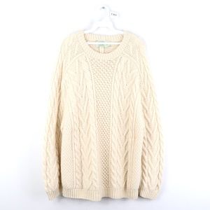 Vintage 70s Rockabilly Chunky Fisherman Sweater